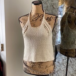NWT Astr unique halter top: